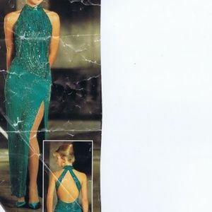 D3 7091 gown, formal, after-five, cocktail, bride